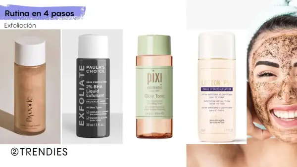 Rutina de exfoliación para una piel bonita: Byoode, Paula's Choice, Pixi y Biologique Recherche.